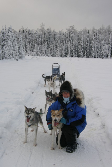 lyne with dog team